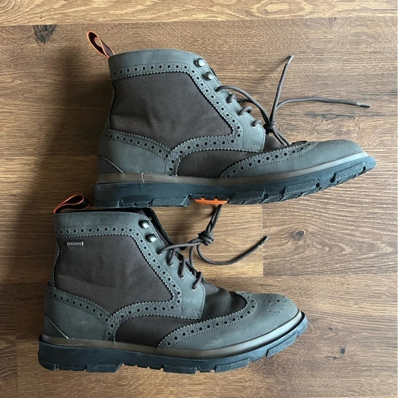 NWOT Swims Barry Brogue High Boots Brown men’s Size US 9 rain boots - Picture 3 of 14